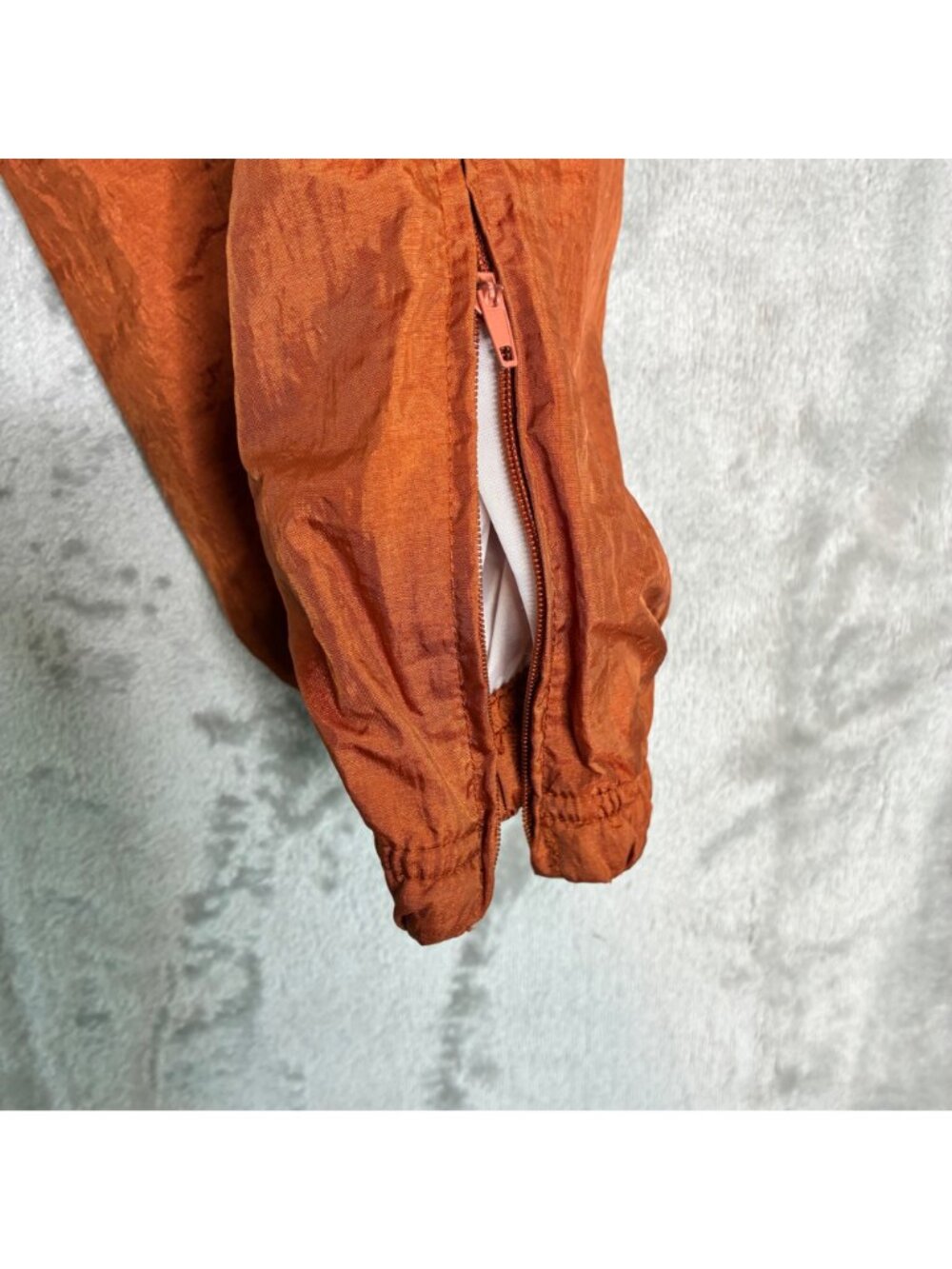 Texas Longhorns Vintage Nylon Tracksuit Jacket & Pants L Orange Gray White - Picture 9 of 12